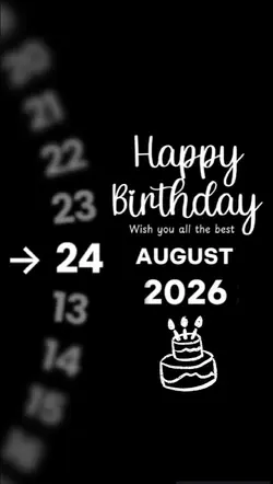 birthday 24 August
