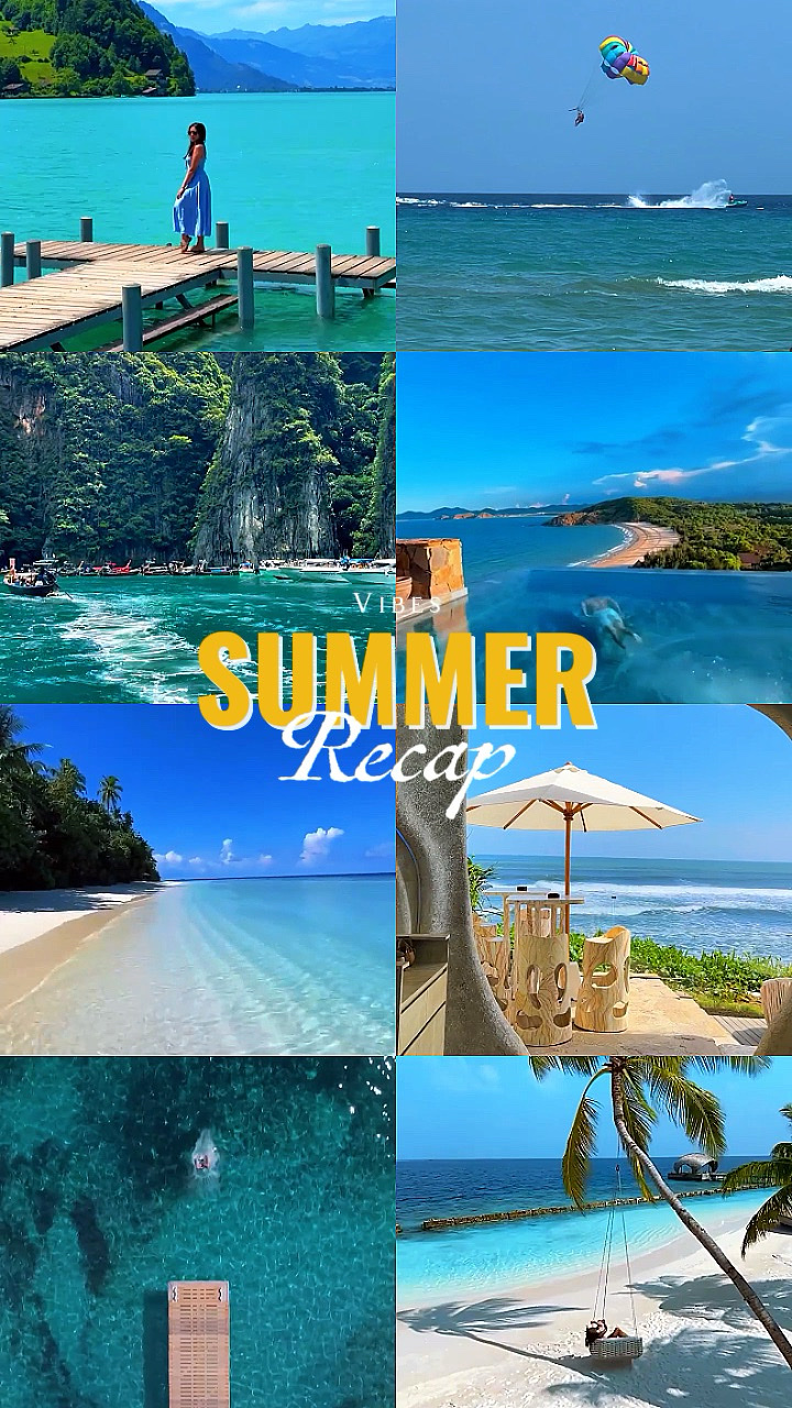 summer recap vibes