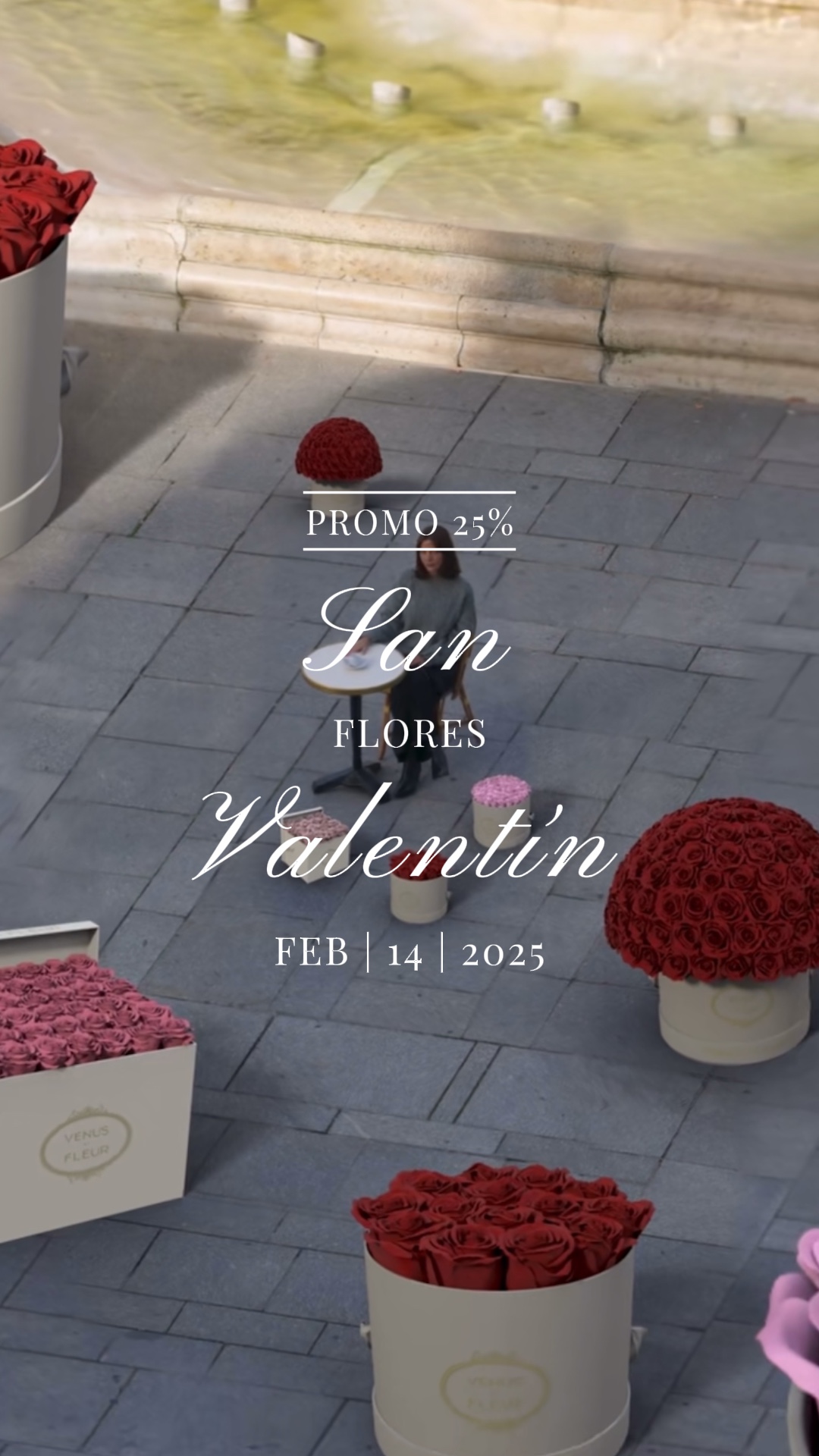 San Valentín flores 