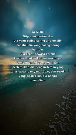 Doa anak pertama