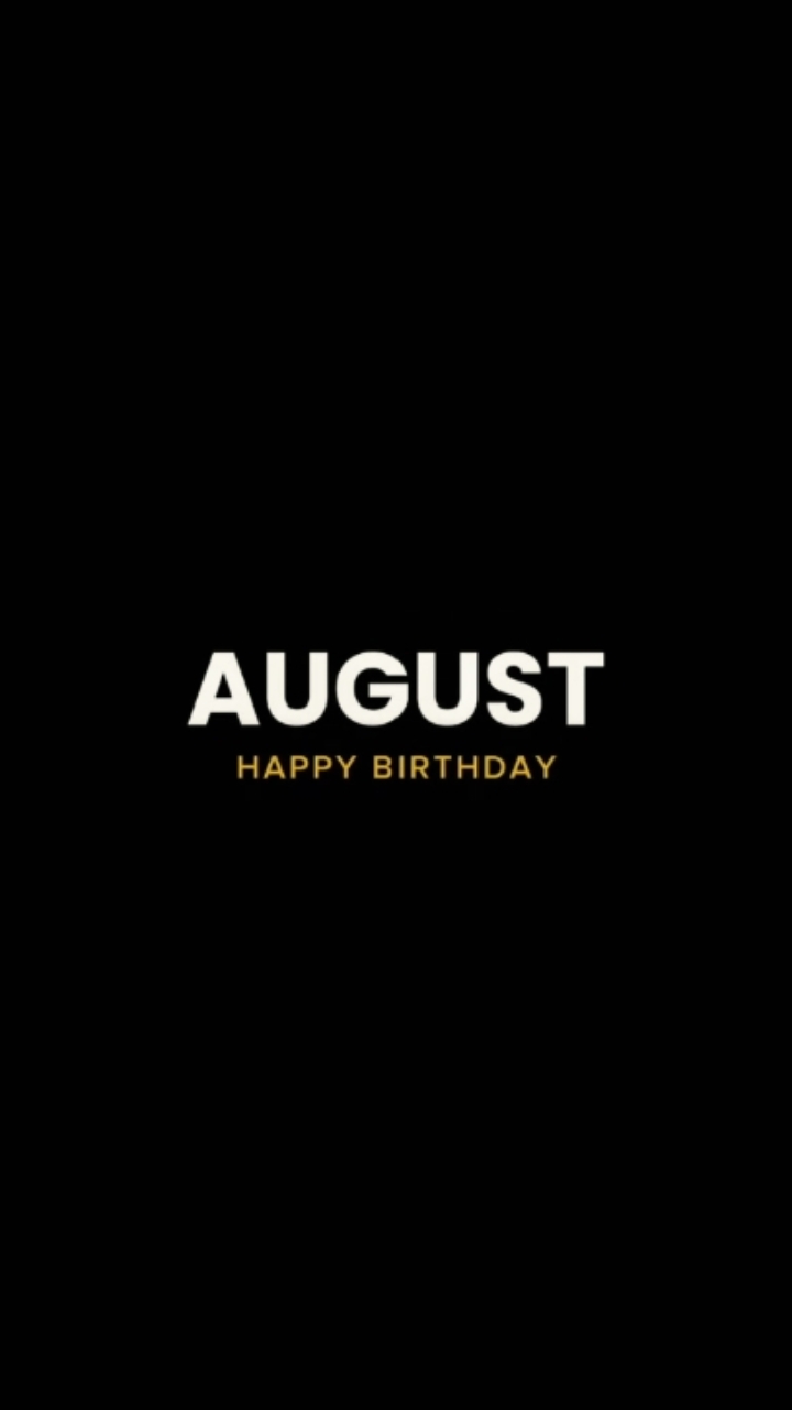 Aniversário de agosto