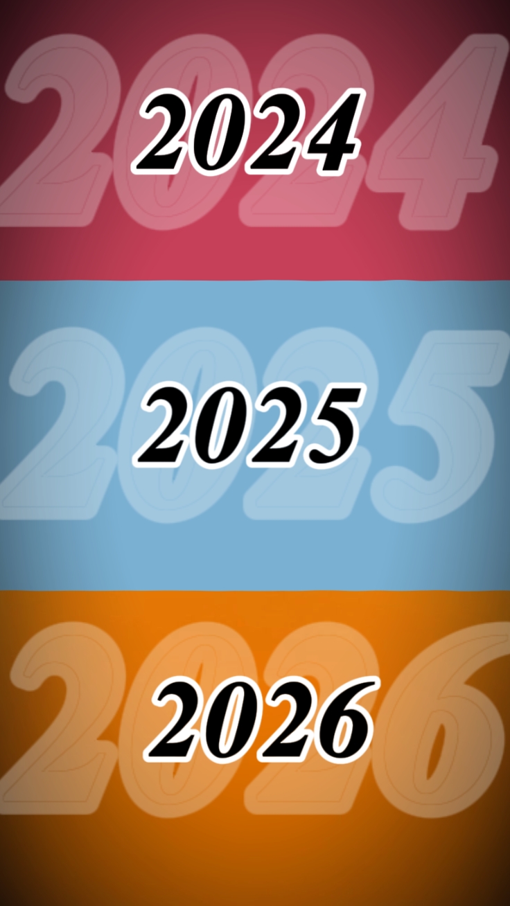 2024, 2025, 2026