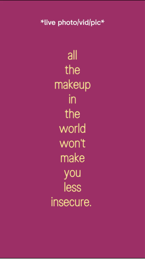 Das ganze Make-up