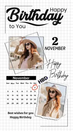 2 NOVEMBER HBD