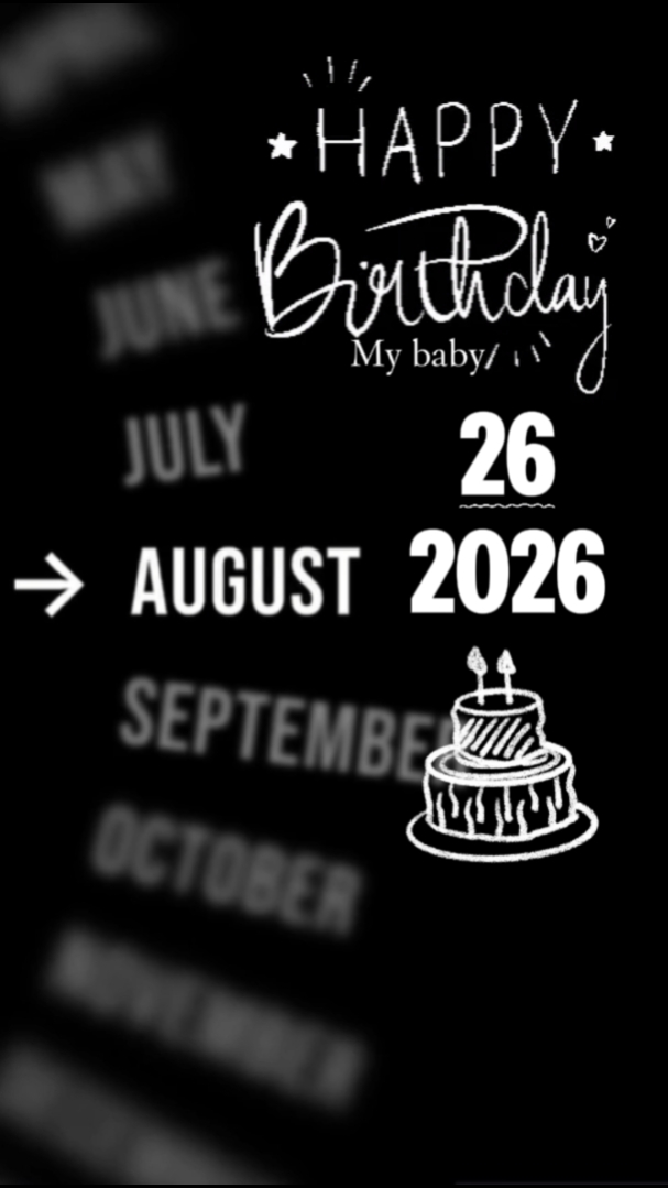 HBD My Baby