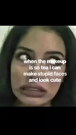 when the makeup is