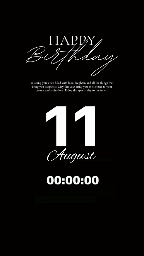 8월 11일 생일 