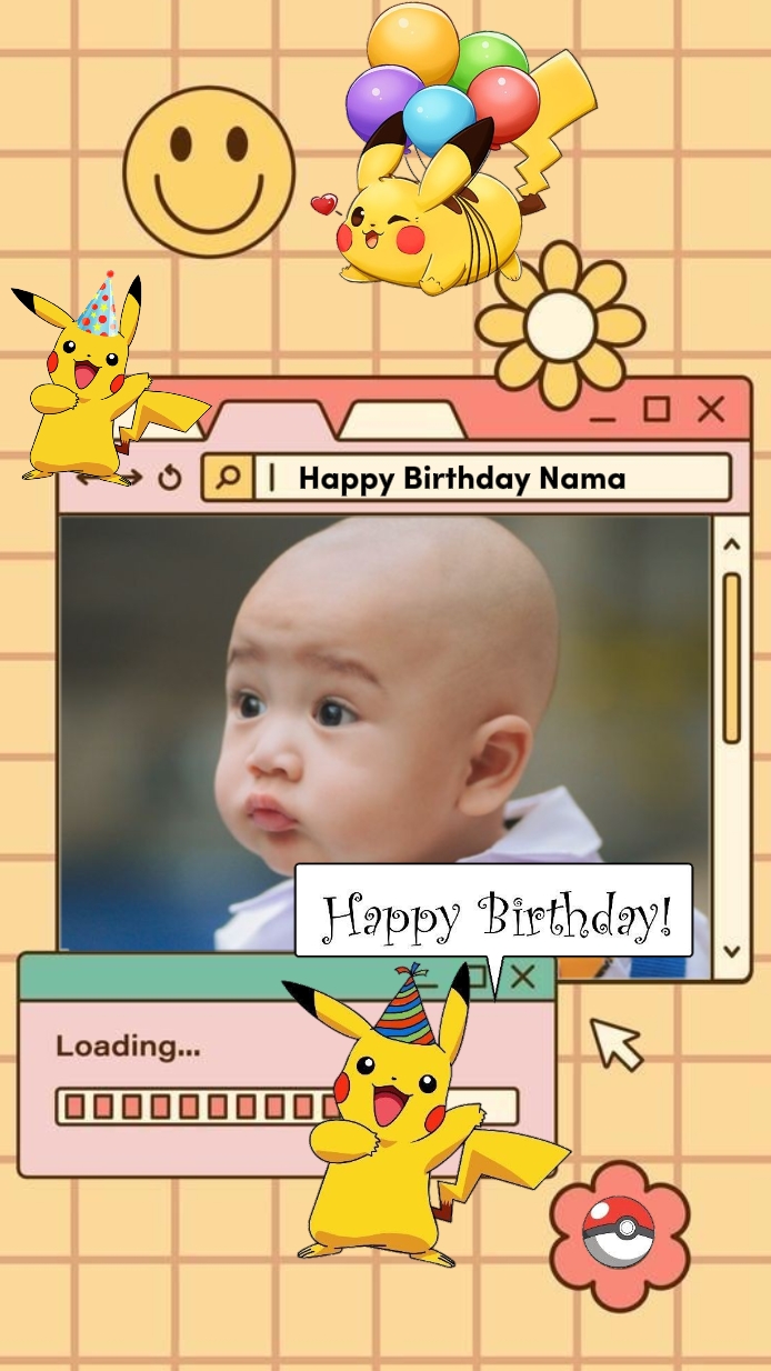 Birthday pikachu