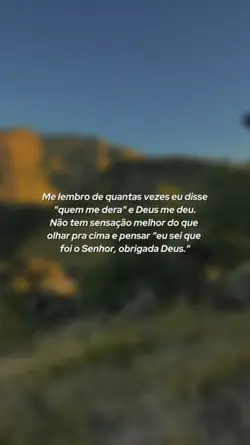 Obrigada Deus!!!