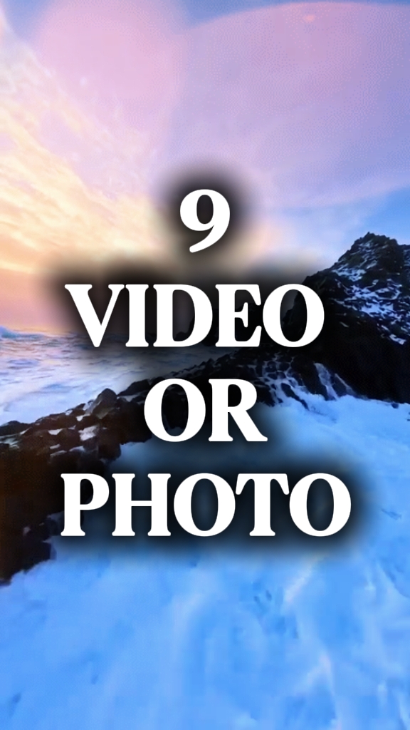 9 video o foto 