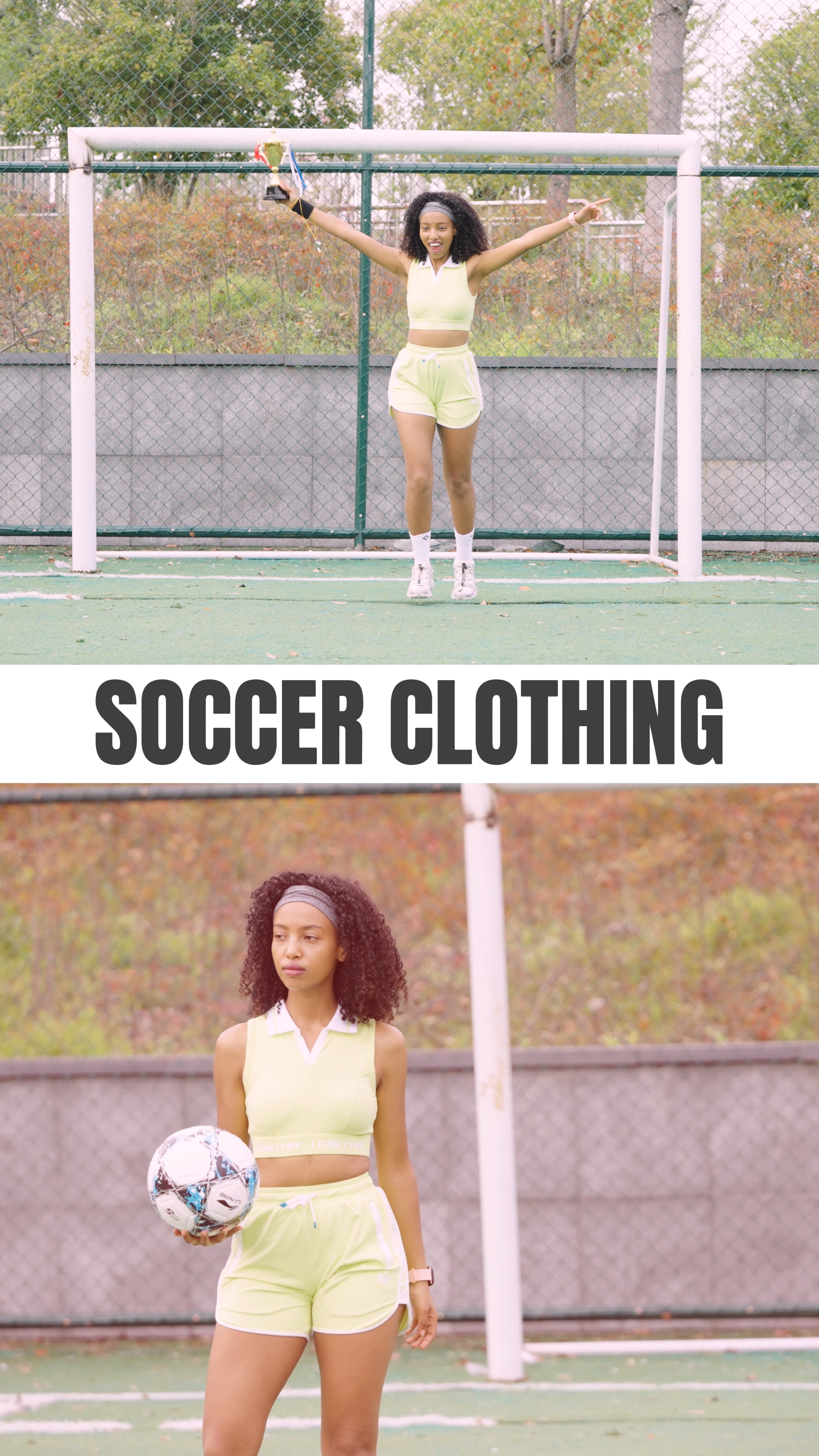 Template ng Negosyo ng Green Soccer na Damit