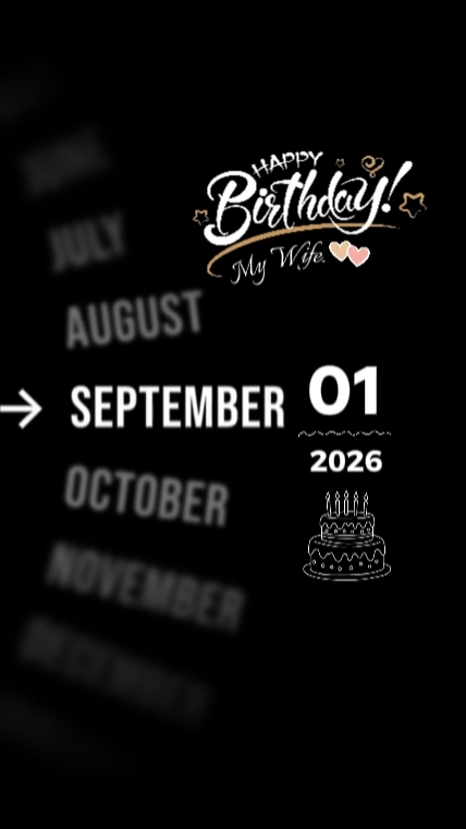 BDAY WIFE 1 SEPT