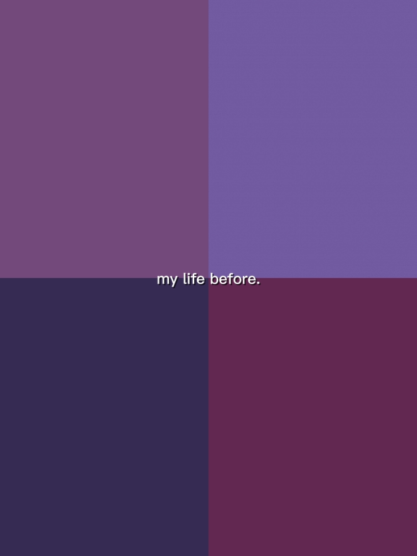 life before vs now