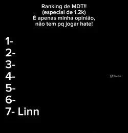 Ranking de MDT