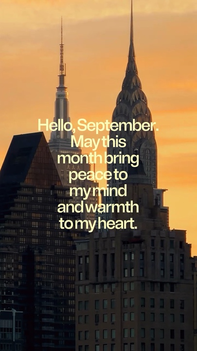 Hola septiembre