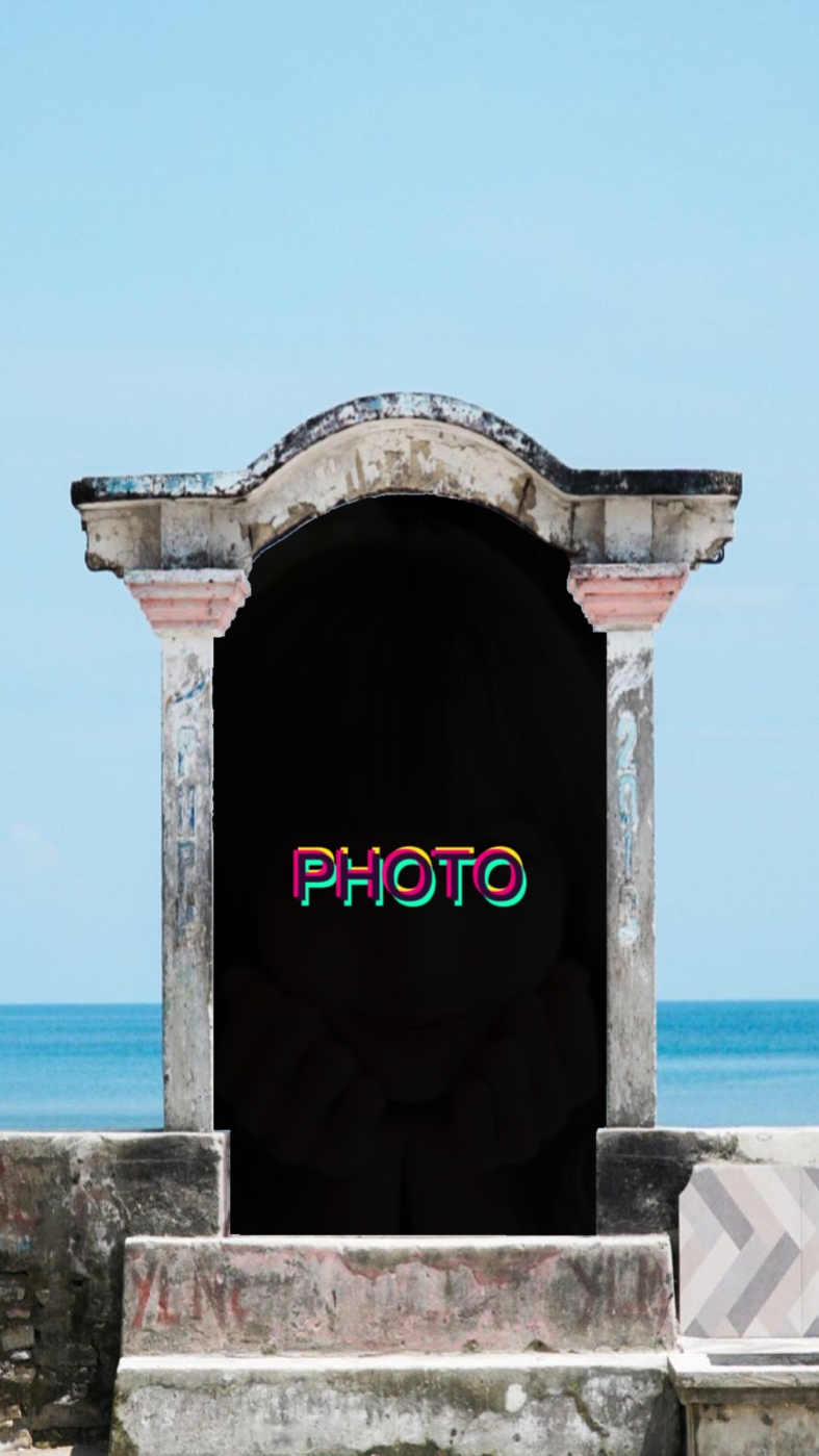 Pantalla negra del marco 