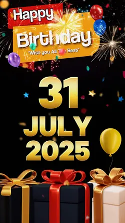 Birthday 31 July