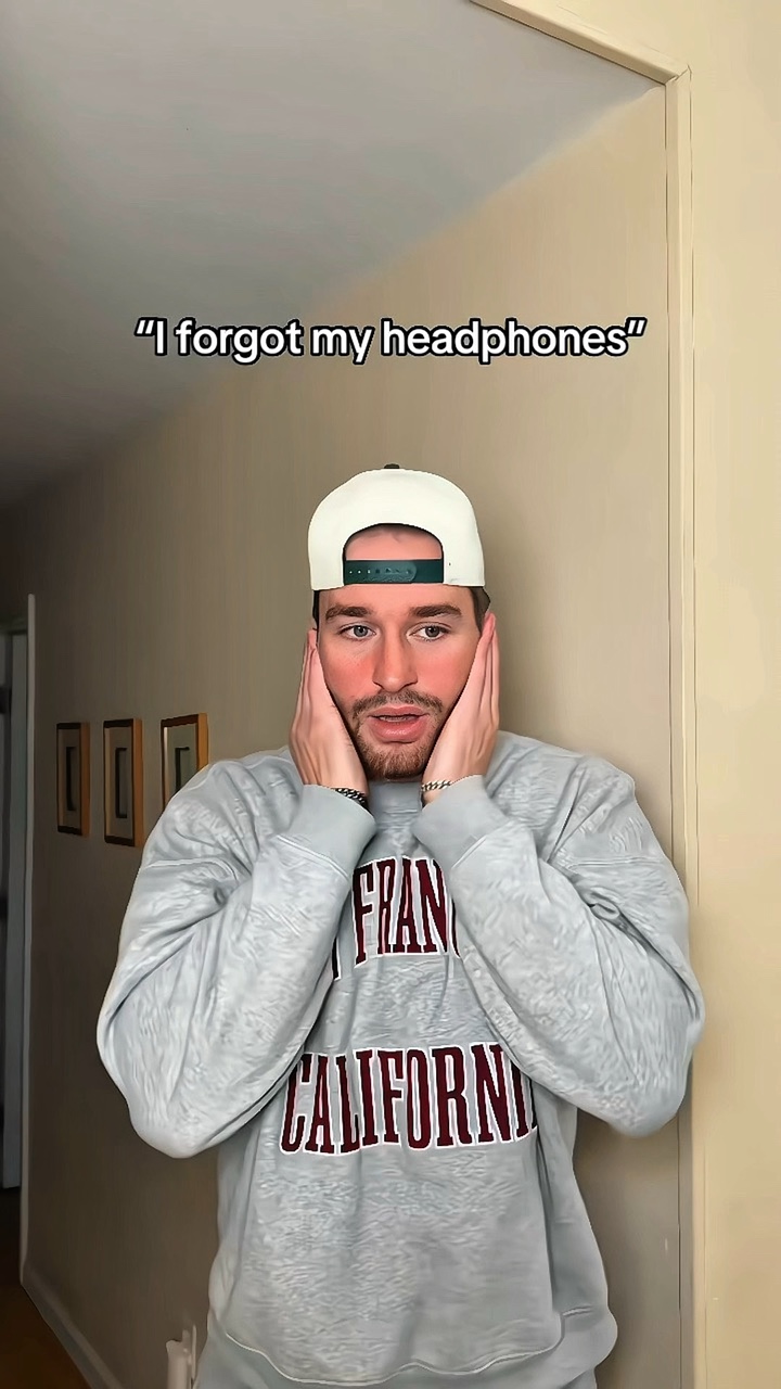 Esqueci meu fone de ouvido