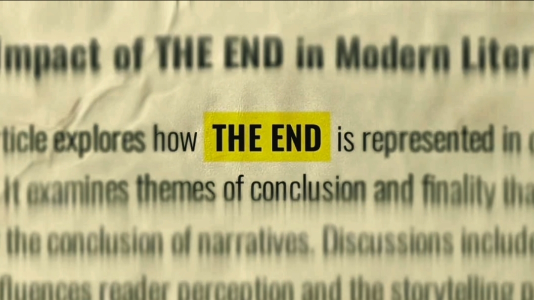 The End Season 2026