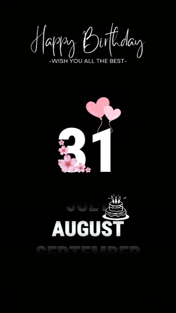 BDAY SON 31AUGUST