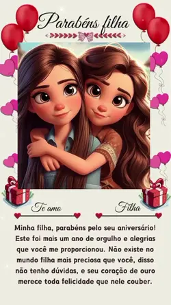 parabéns filha 