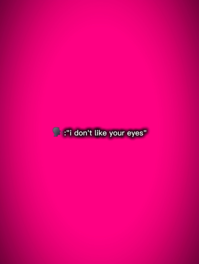 My eyes?