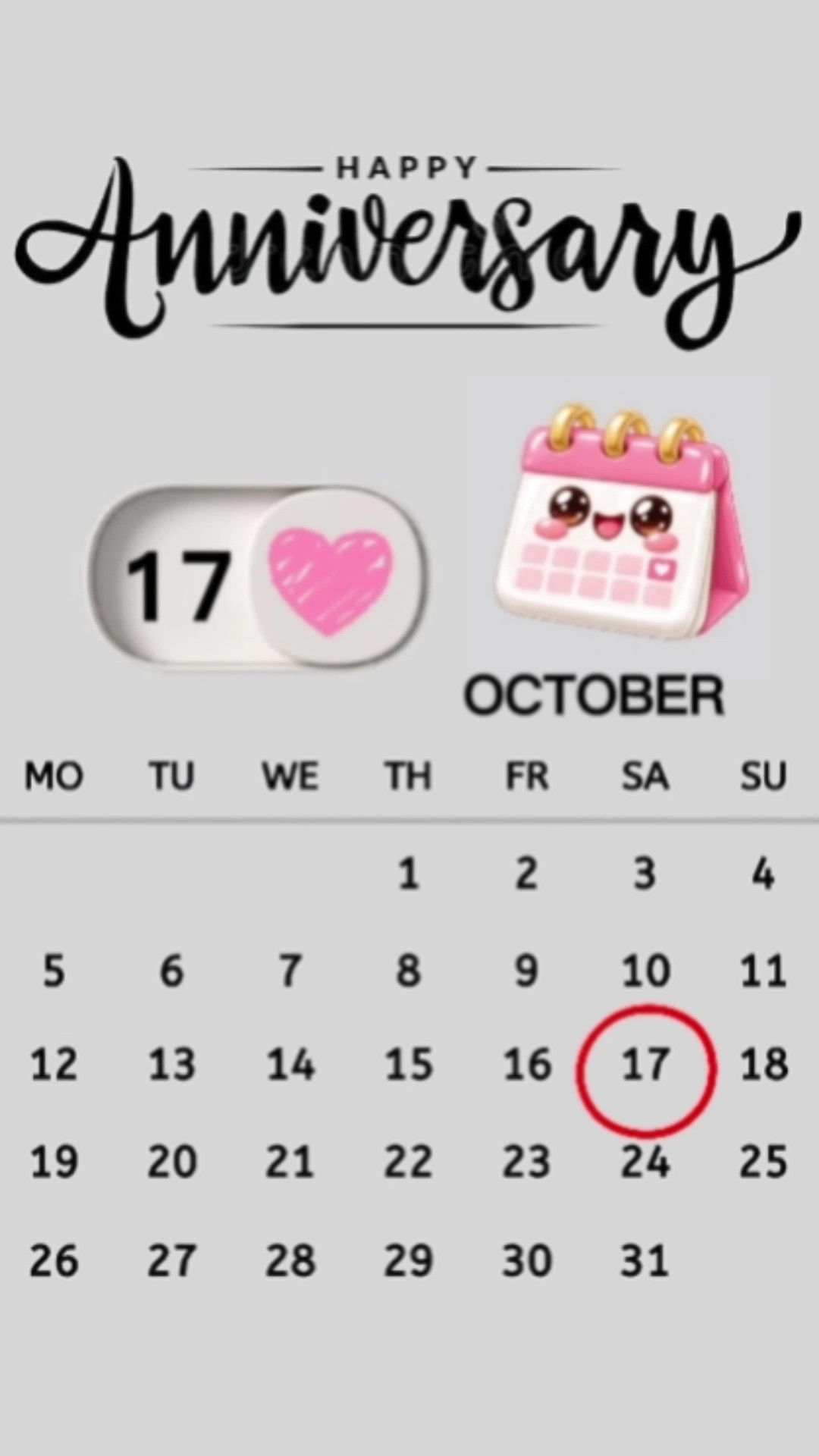 Feliz aniversario 