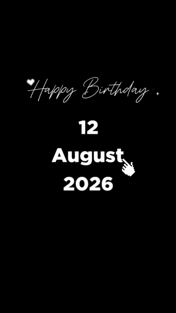 HBD PUTRI 12 AUGU