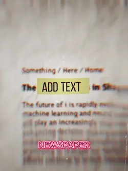 newspaper text edit