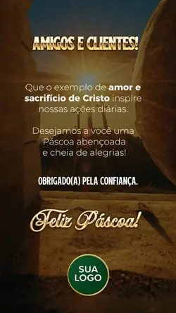 Feliz Páscoa logo