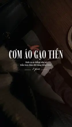 Sinh ra ai chẳng như