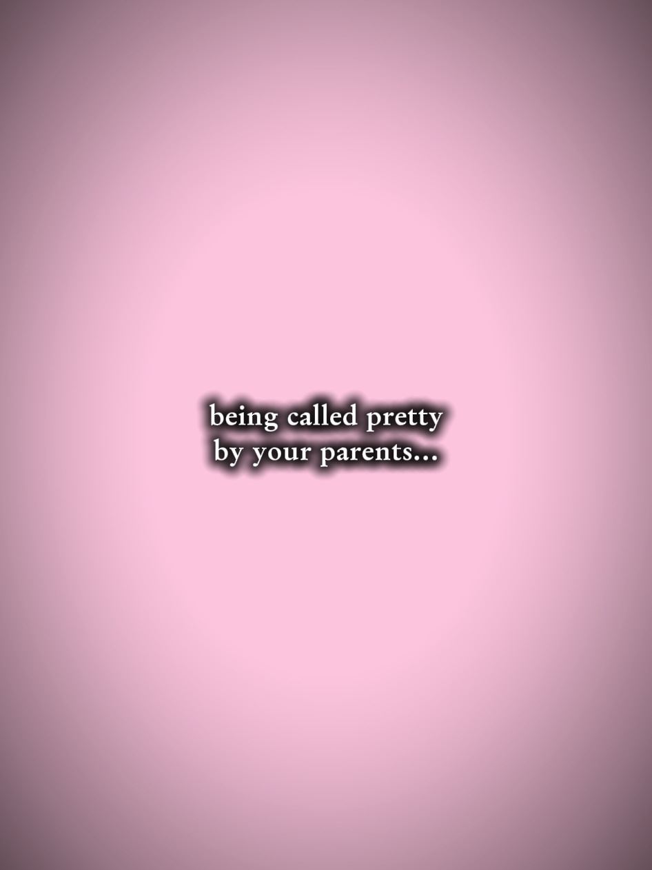 being pretty...