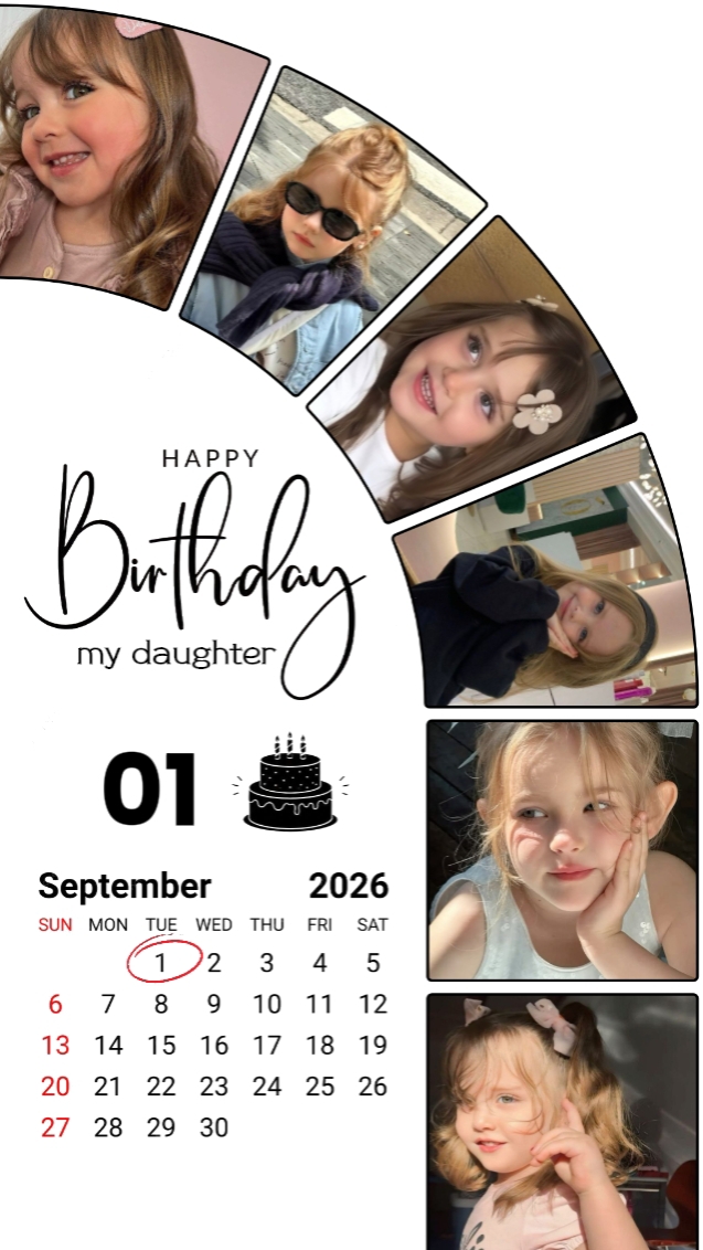 BDAY daughter 1 Sep
