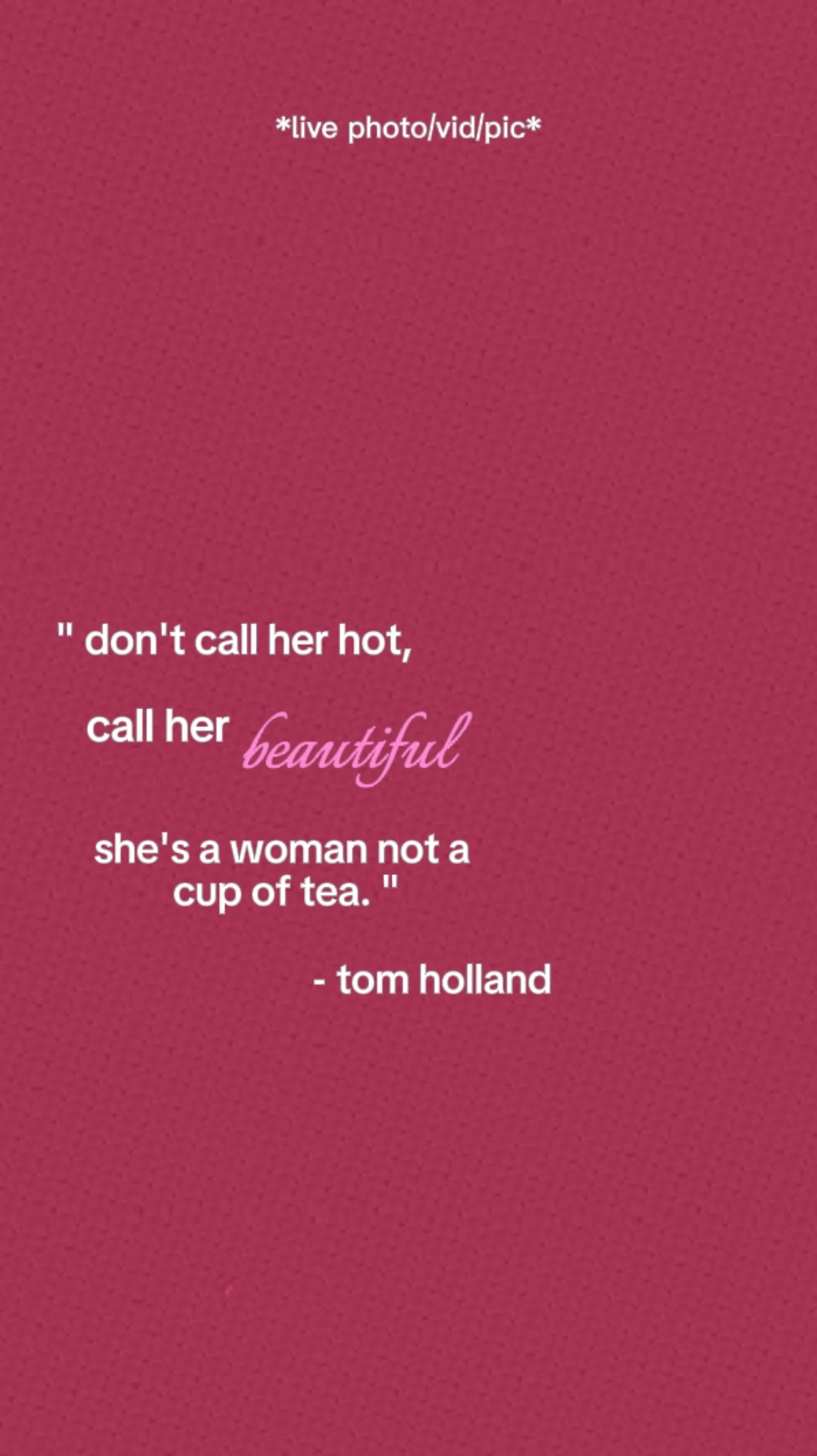 Sebut Dia Cantik. 
