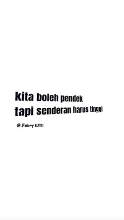 Kita boleh pendek tp
