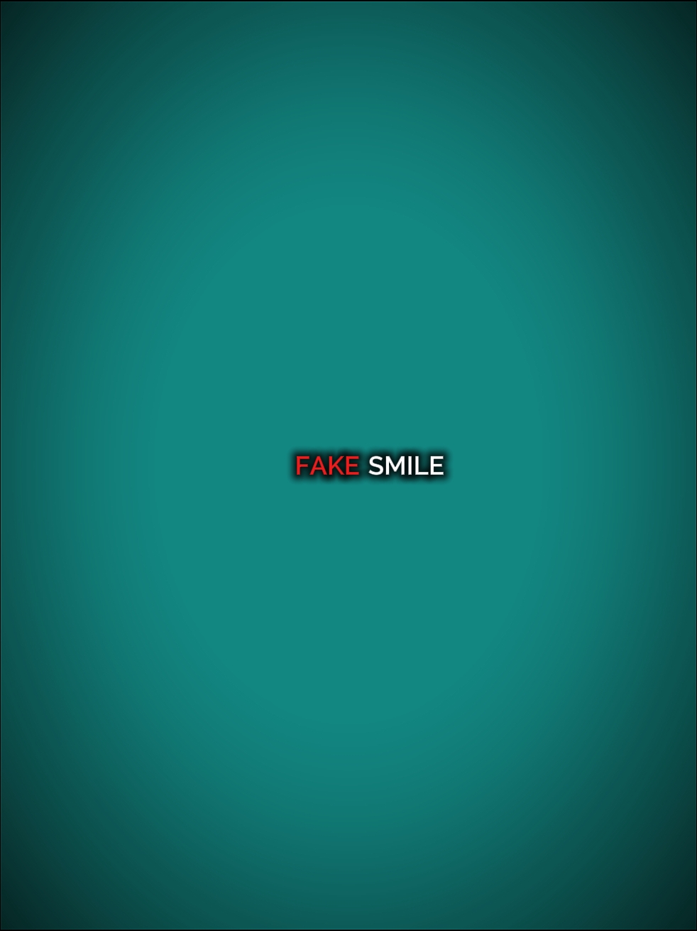 Sorriso real falso 