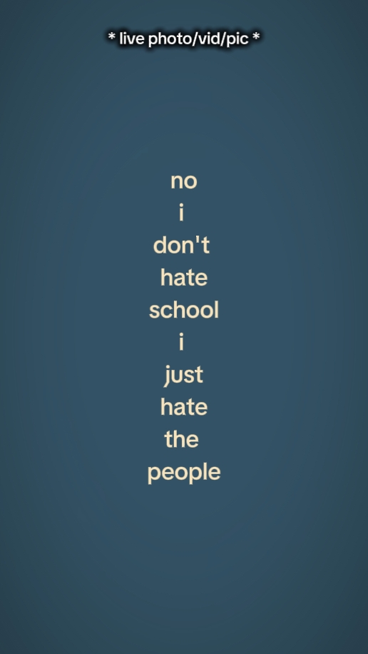 Noidonthateschool