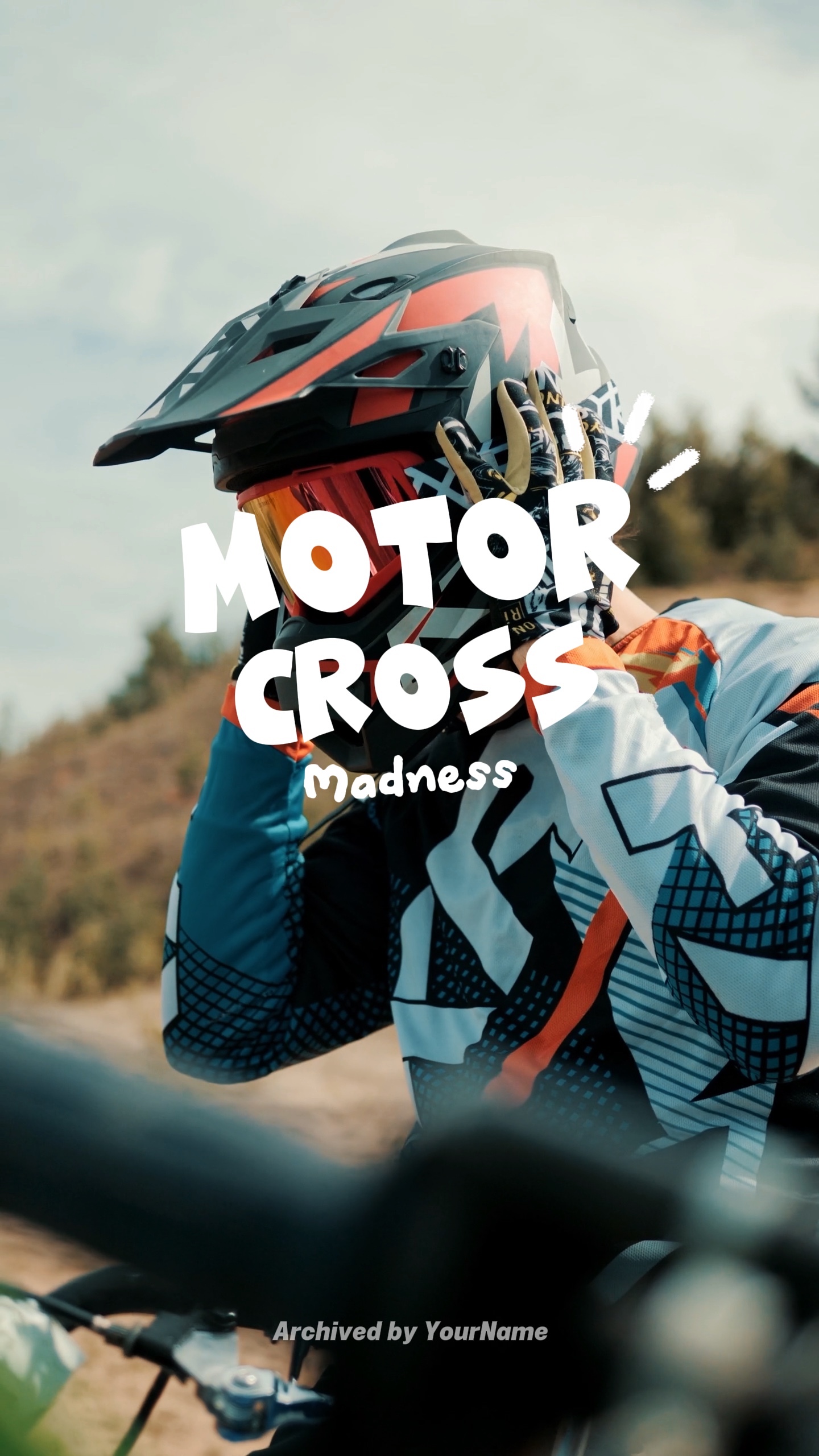 Course de motocross