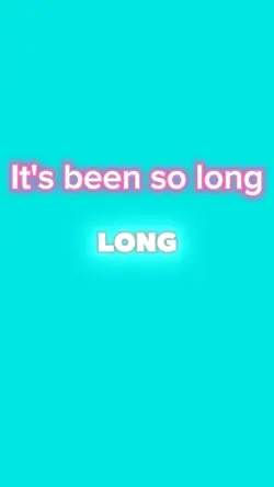 it's been so long