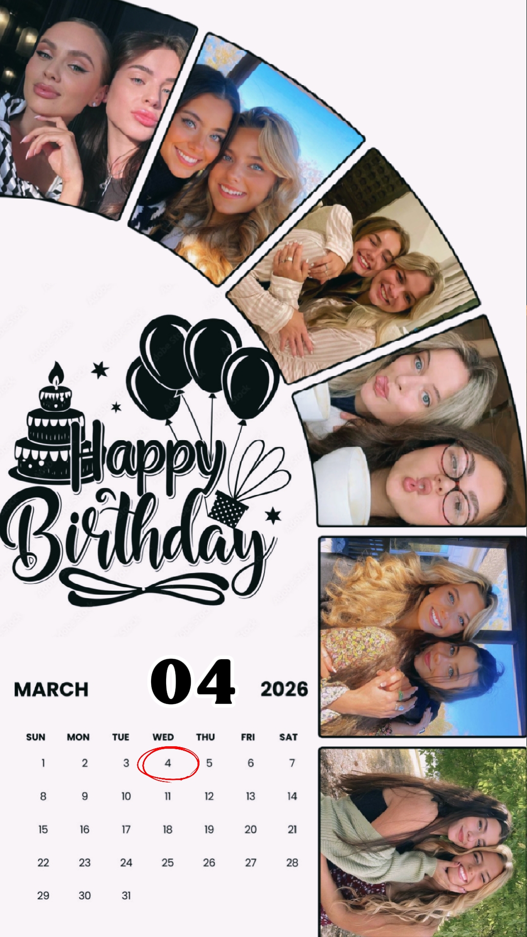 CUMPLEAÑOS 04 DE MARZO 