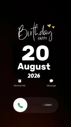 Hbd 20 August 2026