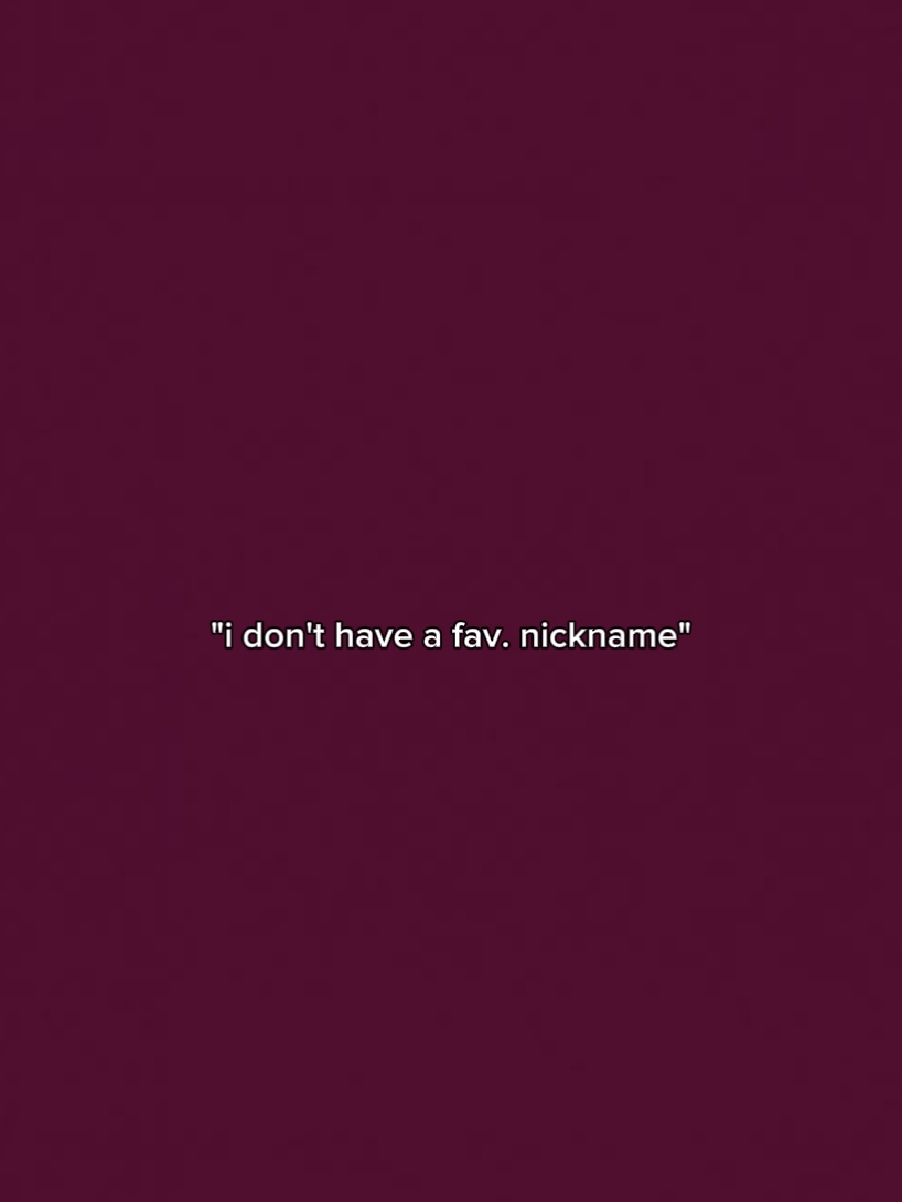 surnom préféré 
