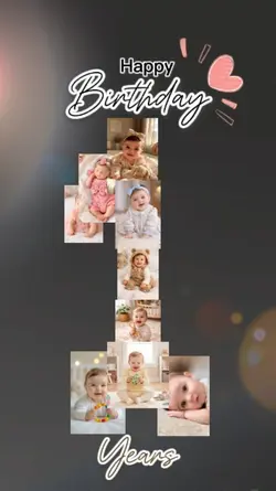 birthday baby 1 year