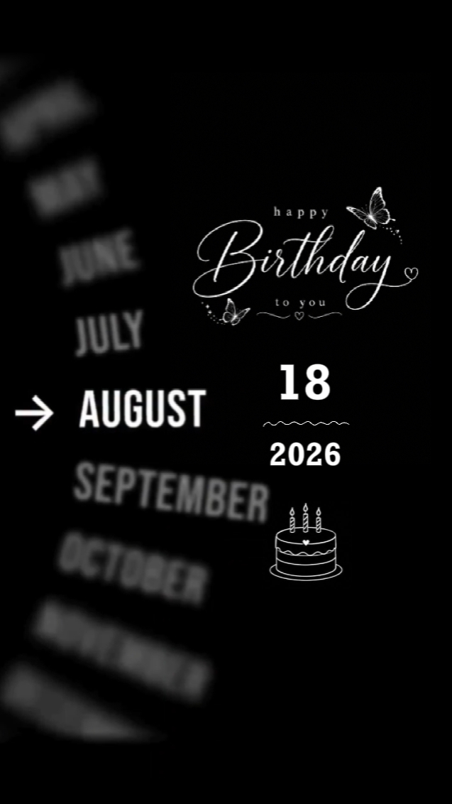 Birthday 18 August 