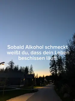 sobald Alkohol