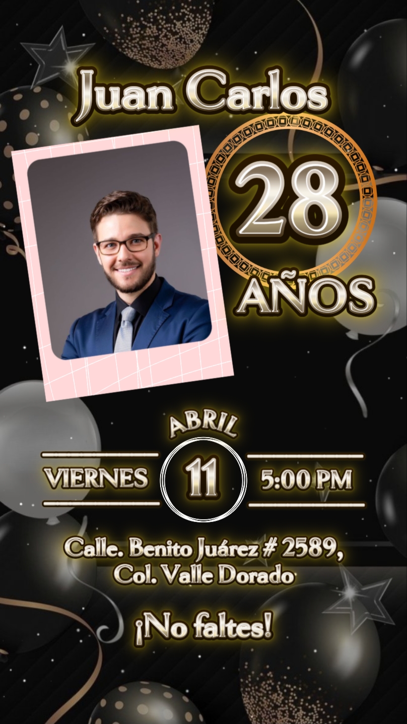 Convite cumple 