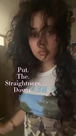 Curly hair