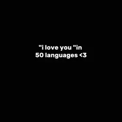 love you