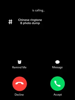 Chinese ringtone
