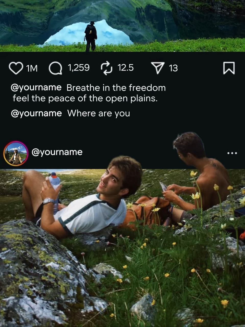 Publicación 3D de Instagram